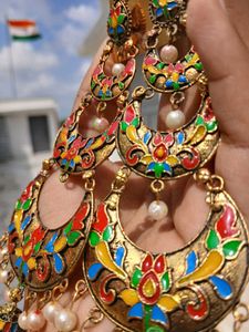 Colorful Jhumka Earrings