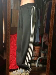 Striped Black Pants