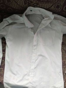 Classic White Button-Down Shirt