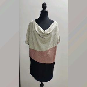 Color Block Dolman Top