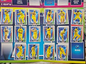 Topps Cricket Attax 2012 Csk Ipl