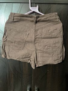 Brown Denim Shorts - H&amp;M