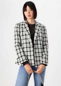 ZARA Pintresty🌸 houndstooth blazer