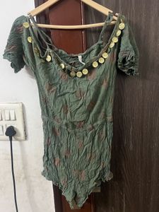 Olive Green Romper