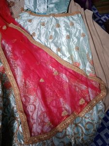 Price Low  Beautiful Lehanga And Awesome Rupat