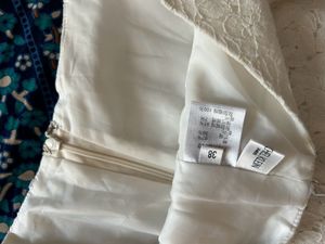 Mesh White Skirt
