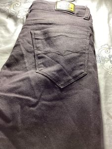 Dark Grey Denim Jeans