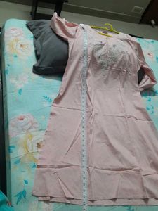 Pink Embroidered Kurta Set nt available below 2000