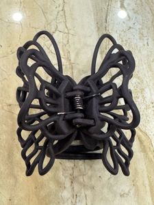 Black Butterfly Hair Claw Clip