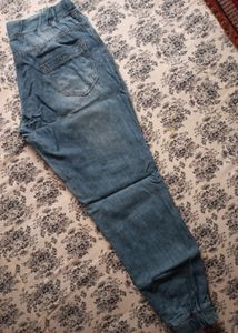 DENIM JOGGERS