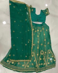 Blue legenga choli set