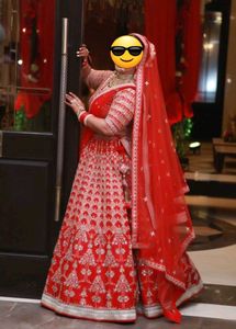 Red Bridal Lehenga Choli