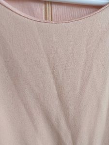 Peach Fit &amp; Flare Dress