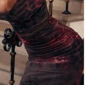 Floral Mesh Maxi Dress