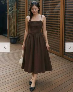 Ruched Bodice Midi Dress