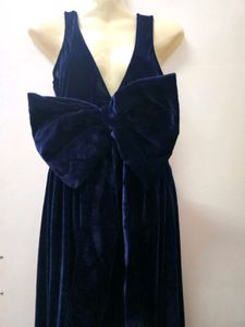 Backless With Bow Dress