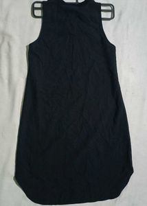 Blue &amp; Black Colour One Piece Dress