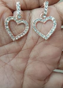 Anti Tarnish Rosegold Tennis Choker Vth Earrings