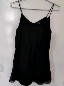 Black Spaghetti Strap Dress