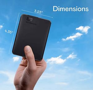 2TB Portable Hard Disk (WD Elements)