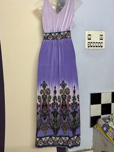 Korean Long Designer Printed One Piece