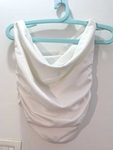off white crop top