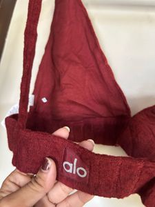Burgundy Bralette Top