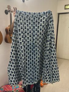 Floral Print Ethnic Skirt