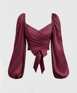 Lantern Sleeves With Braided Tie Back