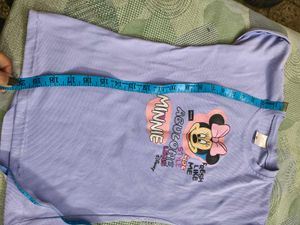 Beautiful Mickey Print Cord Set For 6-7 Year Girl