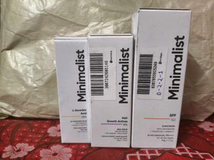 Minimalist Lipbalm Sunscreen Hair Growth Serum