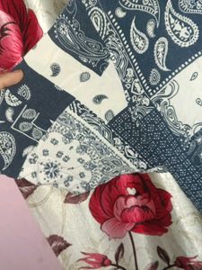 Patchwork Print Shirt