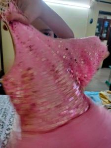 Pink Sequin Princess Dress