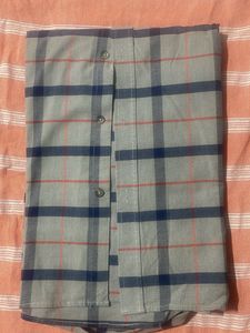Old Navy Gray Plaid Button-Down Shirt - XXL