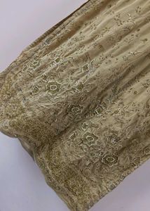 Elegant Golden Embroidered Kurti Set 📐