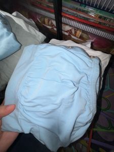 Cute Blue Puff Sleeve Top