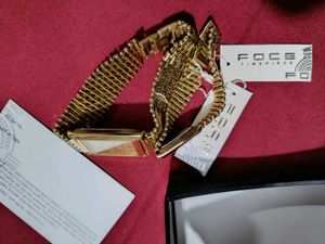 FOCE BRAND  Gold Couple Watches 🎉🎉 Full Work
