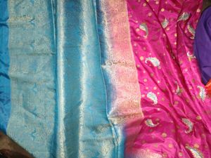 combo sarees (2) with Ethnic matching Blouse