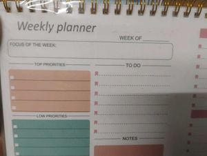 WEEKLY PLANNER