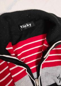 Striped Zip-Up Jacket