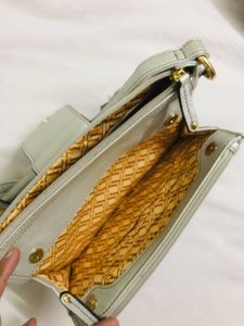 Imported Silver Crossbody Bag