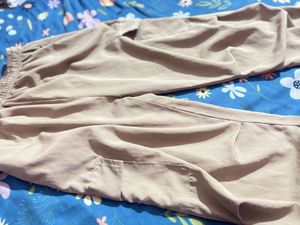 Beige Cargo Pants