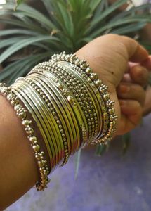 Oxidised Silver Bangles Set For Girls &women ❤️‍🩹