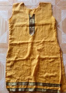 Elegant Mustard Kurta