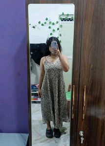 Leopard Print Maxi Dress