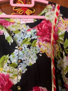 Floral Print Kurta