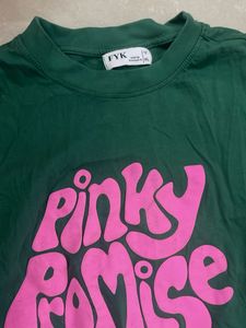 FYK Green &#39;Pinky Promise&#39; Tee