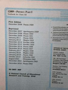 Physics Textbook Class XII(For NEET)