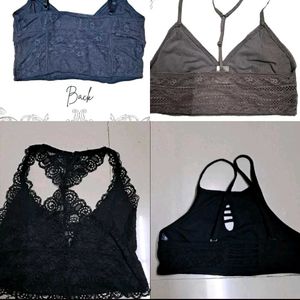 Combo of 4 Lace Bralette Set
