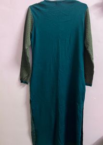 Winter Wear Long Woolen Kurti